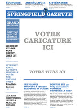 Charger l&#39;image dans la galerie, Une de journaux cartoon
