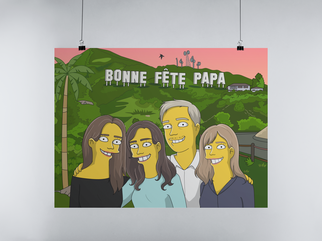 Impression sur Poster (ne comprend pas le dessin)