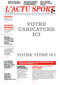 Une de journaux cartoon